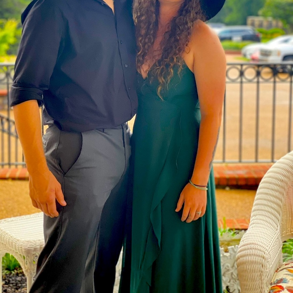 Green Lulus Gown